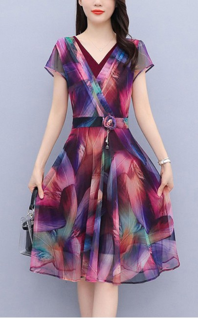 4✮- NZFPF23597 - Knee Dress