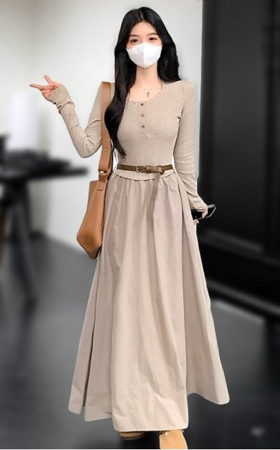 4✮- NZFPF23988 / BY614 - Midi Dress