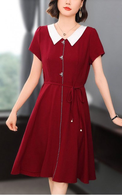 4✮- OAFBY458 - Knee Dress (Small Cutting)