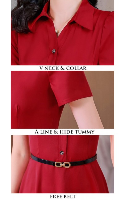 4✮- OAFBY574 - Knee Dress