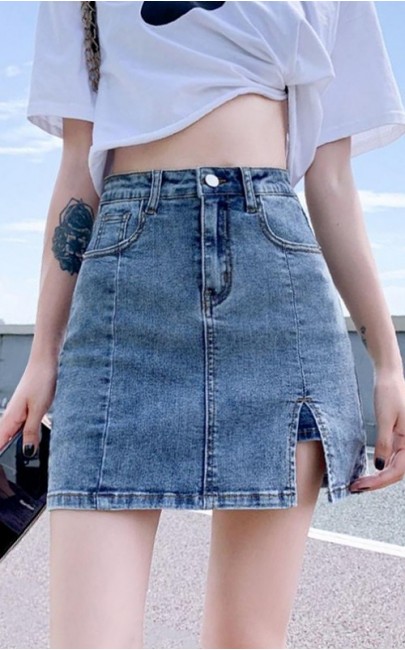 4✮- OCFPF13899 - Denim Mini Skirt (Small Cut)