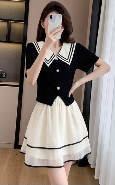 4✮- ODFPF16444 - Dress (Top+Skirt) (Small Cut)