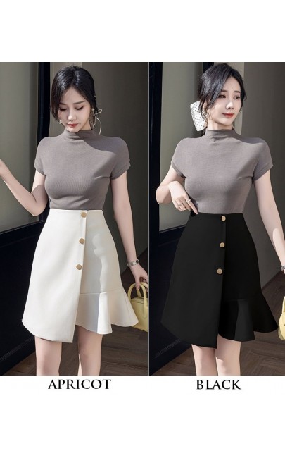 4✮- ODFMY1174 - Knee Skirt 4✮- ODFMY1174 - Knee Skirt