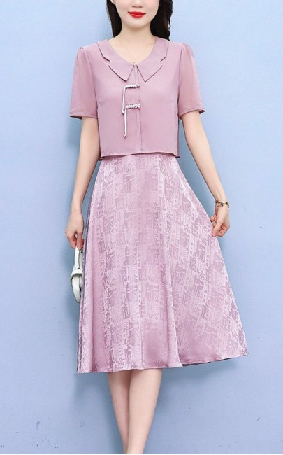 4✮- ODFMY1317 - Knee Dress