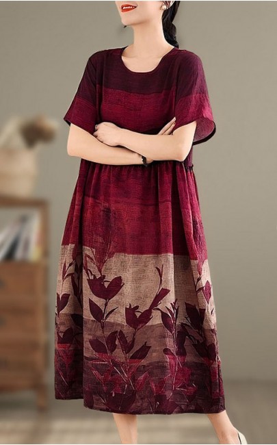 4✮- ODFMY210 / MY211 / MY212 - Midi Dress (M-3XL)