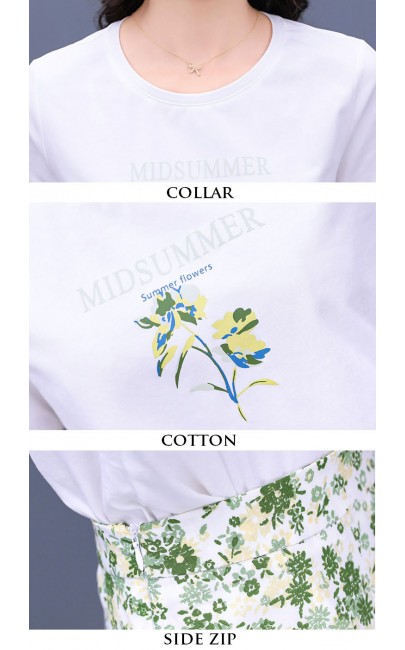 4✮- ODFMY375 - Midi Dress (Top+Skirt) 4✮- ODFMY375 - Midi Dress (Top+Skirt)