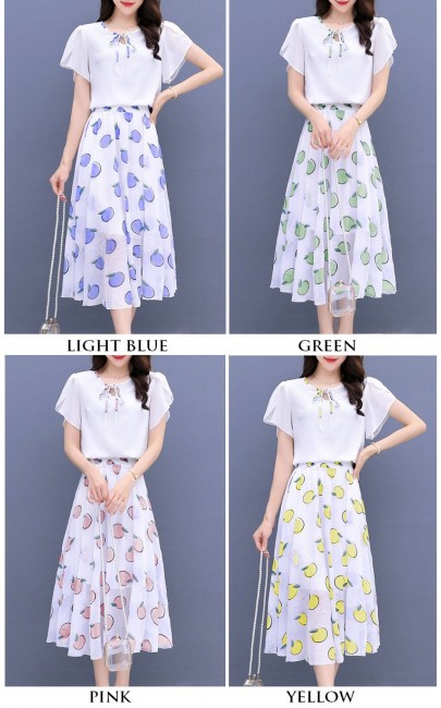 4✮- ODFMY379 - Midi Dress (Top+Skirt) 4✮- ODFMY379 - Midi Dress (Top+Skirt)