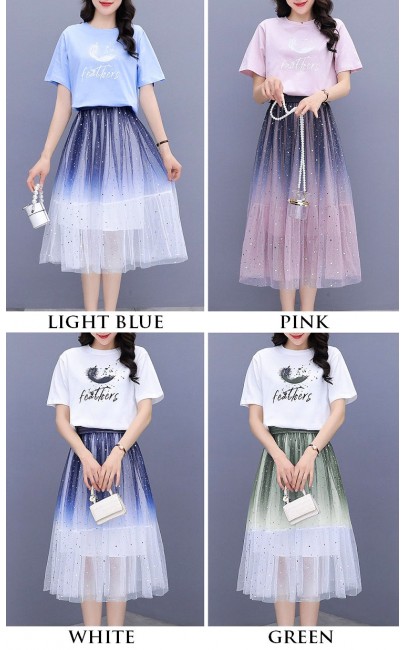 4✮- ODFMY381 - Midi Dress (Top+Skirt) 4✮- ODFMY381 - Midi Dress (Top+Skirt)