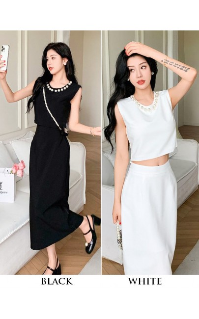 4✮- ODFMY439 - Midi Dress (Top+Midi Skirt) 4✮- ODFMY439 - Midi Dress (Top+Midi Skirt)