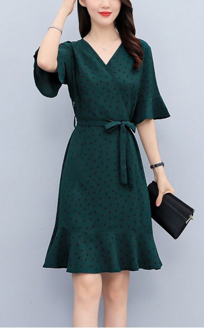 4✮- ODFMY776 - Mermaid Knee Dress