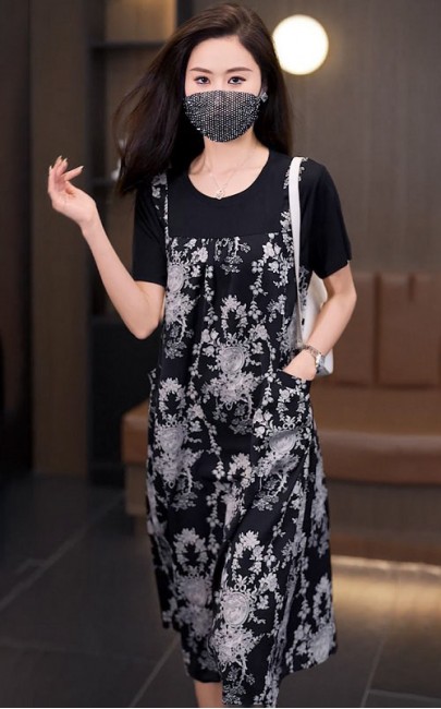 4✮- OEFMY1373 - Midi Dress