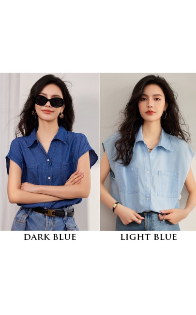 4✮- OEFMY1672 - Denim Top 4✮- OEFMY1672 - Denim Top