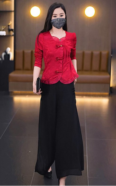 4✮- OHFMY3656 - Set (Top+Pants)