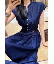 4✮- OIFMY4492 - Denim Midi Dress 4✮- OIFMY4492 - Denim Midi Dress