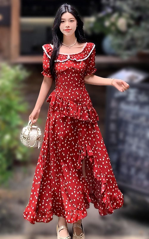 4✮- OIFMY5010 - Midi Dress 4✮- OIFMY5010 - Midi Dress