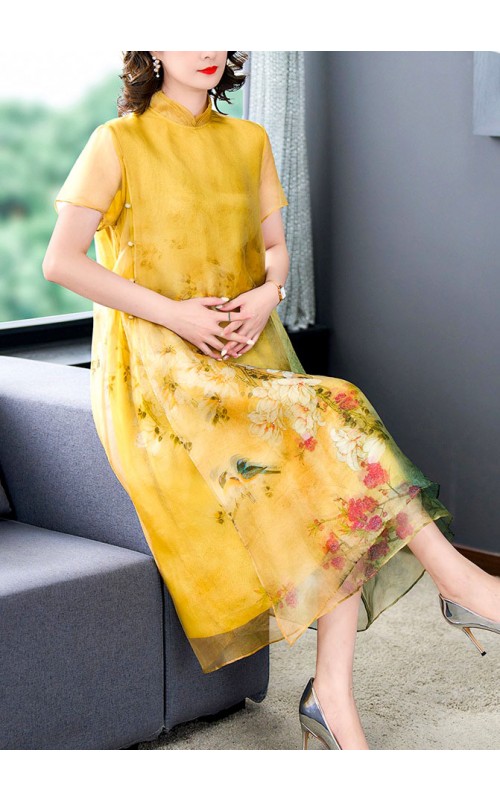 4✮- OIFMY5017 - Midi Dress 4✮- OIFMY5017 - Midi Dress