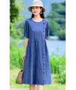 4✮- OIFMY6366 - Denim Knee Dress 4✮- OIFMY6366 - Denim Knee Dress