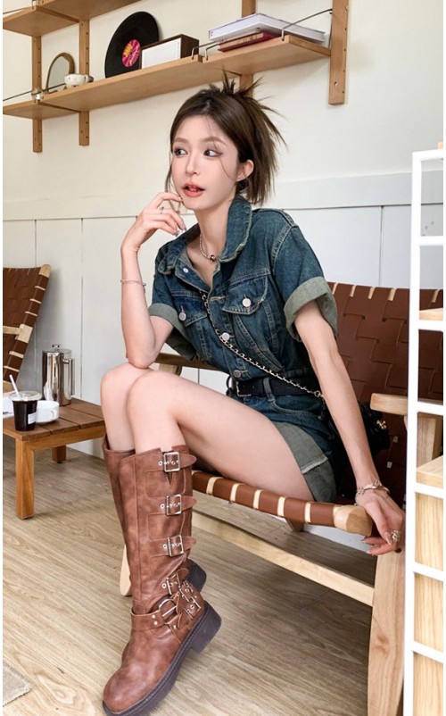 4✮- OIFPF22127 - Denim Jumpsuit 4✮- OIFPF22127 - Denim Jumpsuit