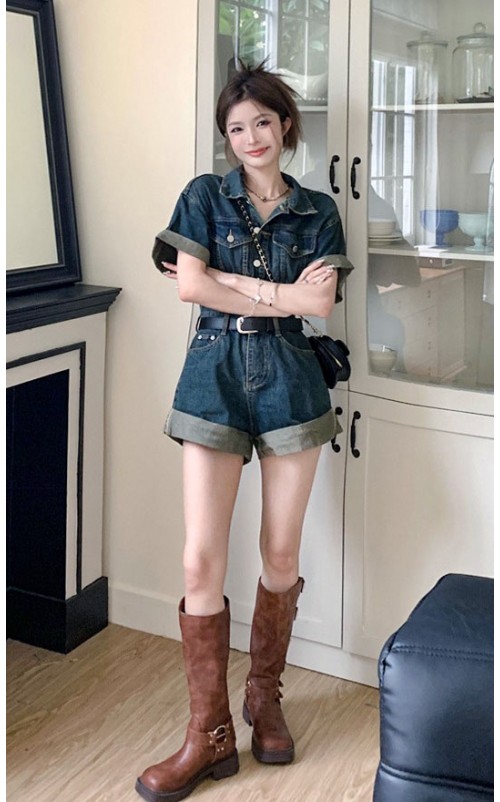 4✮- OIFPF22127 - Denim Jumpsuit 4✮- OIFPF22127 - Denim Jumpsuit