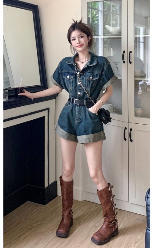 4✮- OIFPF22127 - Denim Jumpsuit 4✮- OIFPF22127 - Denim Jumpsuit