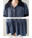 4✮- OJFBY396 - Denim Knee Dress 4✮- OJFBY396 - Denim Knee Dress
