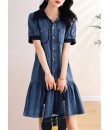4✮- OJFBY396 - Denim Knee Dress 4✮- OJFBY396 - Denim Knee Dress