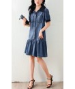 4✮- OJFBY396 - Denim Knee Dress 4✮- OJFBY396 - Denim Knee Dress