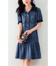 4✮- OJFBY396 - Denim Knee Dress 4✮- OJFBY396 - Denim Knee Dress
