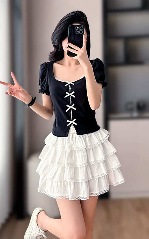 4✮- OJFMY7780 - Mini Dress (Top+Skirt)