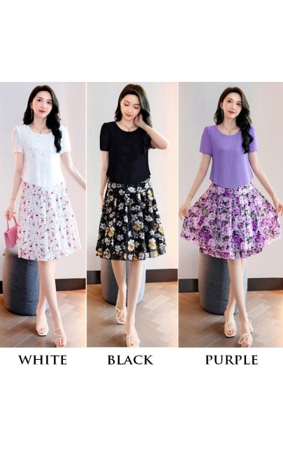 4✮- OJFMY7838 - Knee Dress (Top+Skirt)