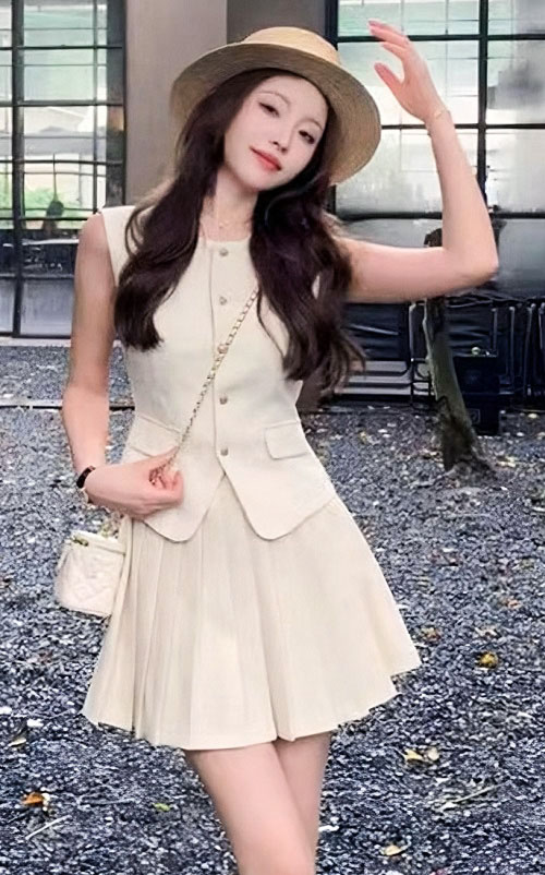 4✮- OJFMY8009 - Mini Dress (Top+Skirt)