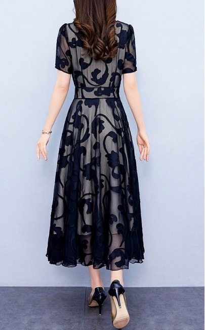 4✮- OKFMY6681 - Midi Dress 4✮- OKFMY6681 - Midi Dress