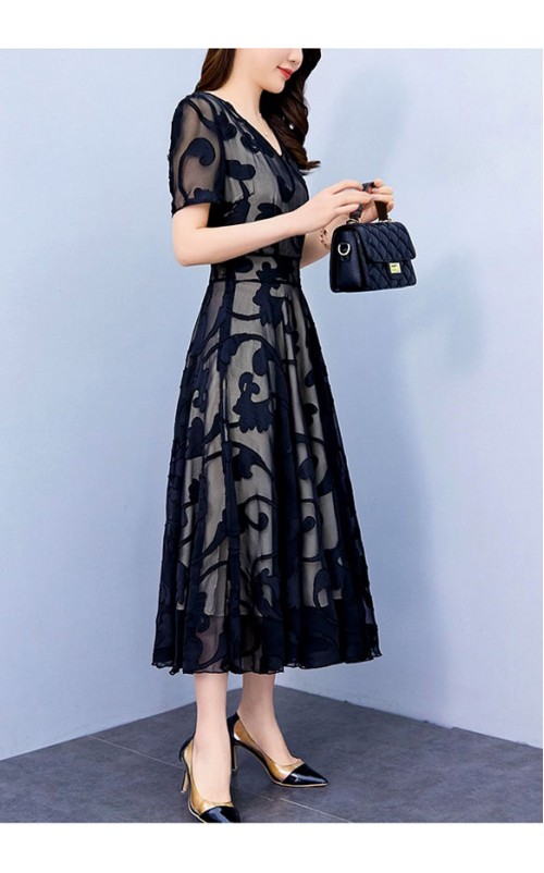 4✮- OKFMY6681 - Midi Dress 4✮- OKFMY6681 - Midi Dress