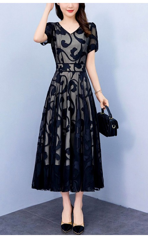 4✮- OKFMY6681 - Midi Dress 4✮- OKFMY6681 - Midi Dress