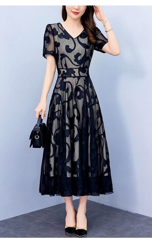 4✮- OKFMY6681 - Midi Dress 4✮- OKFMY6681 - Midi Dress