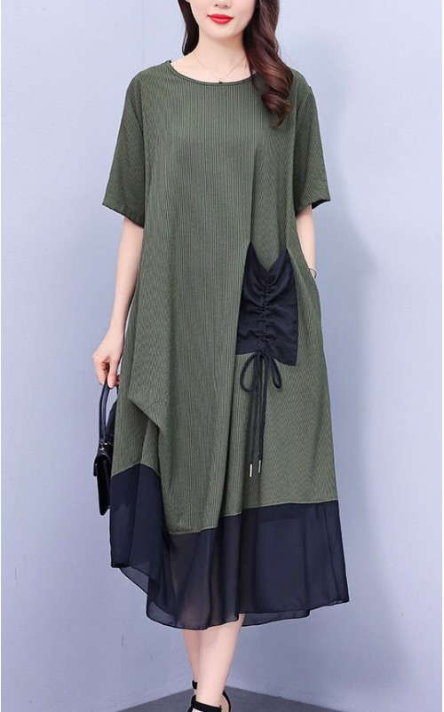 4✮- OKFMY7895 - Midi Dress 4✮- OKFMY7895 - Midi Dress