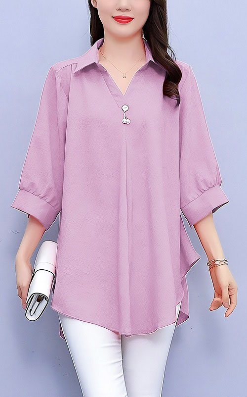 4✮- OKFMY7896 - Long Casual Shirt