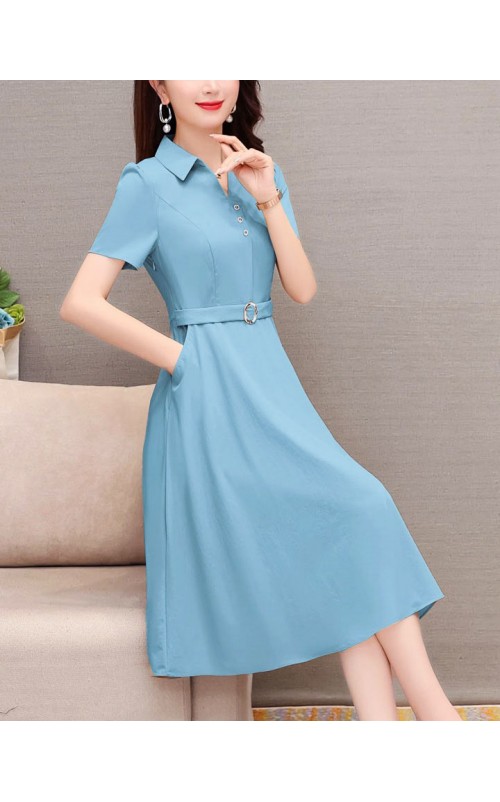 4✮- OKFMY7976 - Knee Dress (Small Cut) 4✮- OKFMY7976 - Knee Dress (Small Cut)