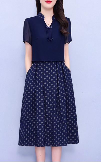 4✮- OKFMY7996 - Knee Dress (Small Cut)