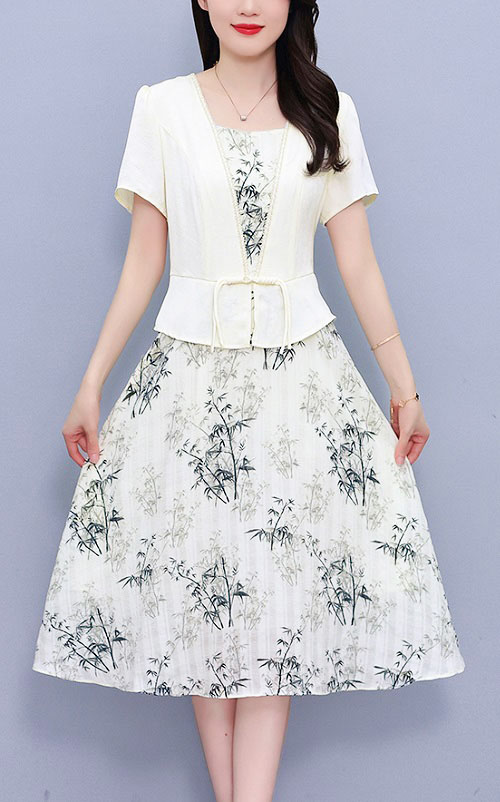 4✮- OKFMY8144 - Knee Dress 4✮- OKFMY8144 - Knee Dress