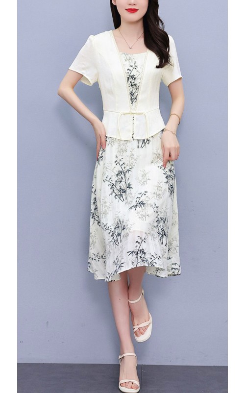 4✮- OKFMY8144 - Knee Dress 4✮- OKFMY8144 - Knee Dress