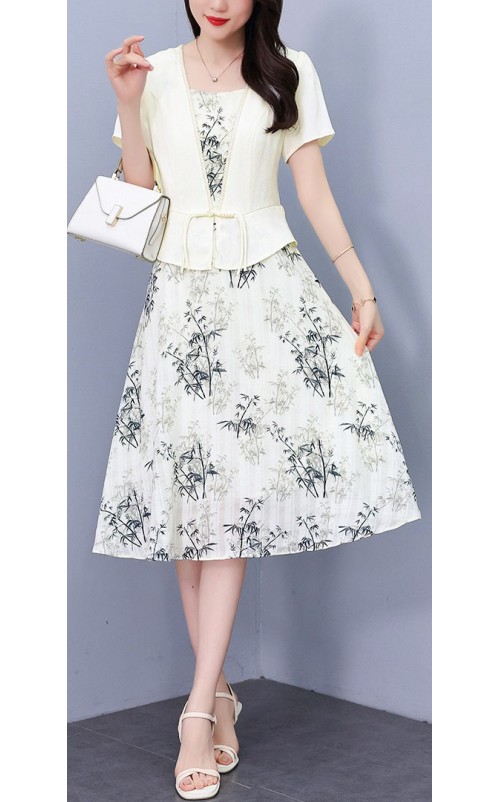 4✮- OKFMY8144 - Knee Dress 4✮- OKFMY8144 - Knee Dress