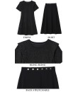4✮- OKFMY8344 - Midi Dress (Long Top+Skirt) 4✮- OKFMY8344 - Midi Dress (Long Top+Skirt)