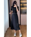 4✮- OKFMY8344 - Midi Dress (Long Top+Skirt) 4✮- OKFMY8344 - Midi Dress (Long Top+Skirt)