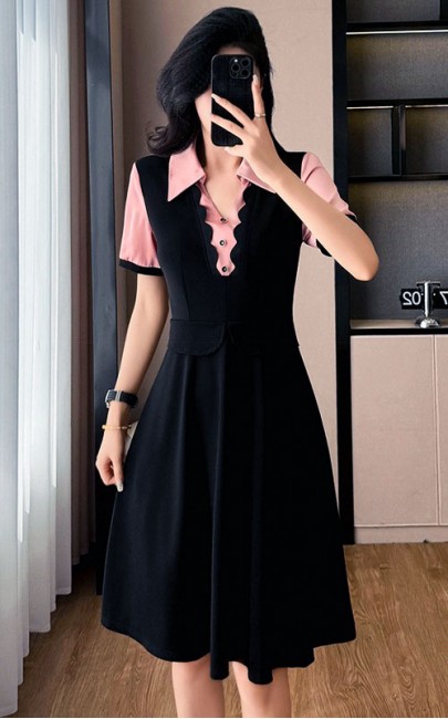 4✮- OKFMY8346 - Knee Dress
