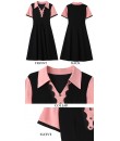 4✮- OKFMY8346 - Knee Dress 4✮- OKFMY8346 - Knee Dress