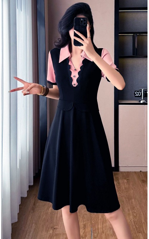 4✮- OKFMY8346 - Knee Dress 4✮- OKFMY8346 - Knee Dress
