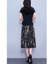 4✮- OKFMY8355 - Knee Dress (Top+Skirt) 4✮- OKFMY8355 - Knee Dress (Top+Skirt)