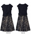 4✮- OKFMY8355 - Knee Dress (Top+Skirt) 4✮- OKFMY8355 - Knee Dress (Top+Skirt)