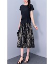 4✮- OKFMY8355 - Knee Dress (Top+Skirt) 4✮- OKFMY8355 - Knee Dress (Top+Skirt)